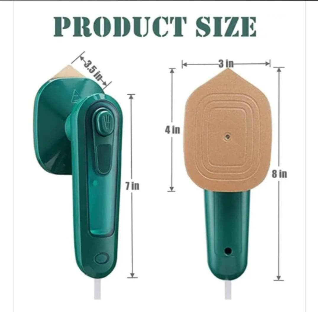 Portable Handheld Steam Iron 2-in-1 Wet & Dry Ironing