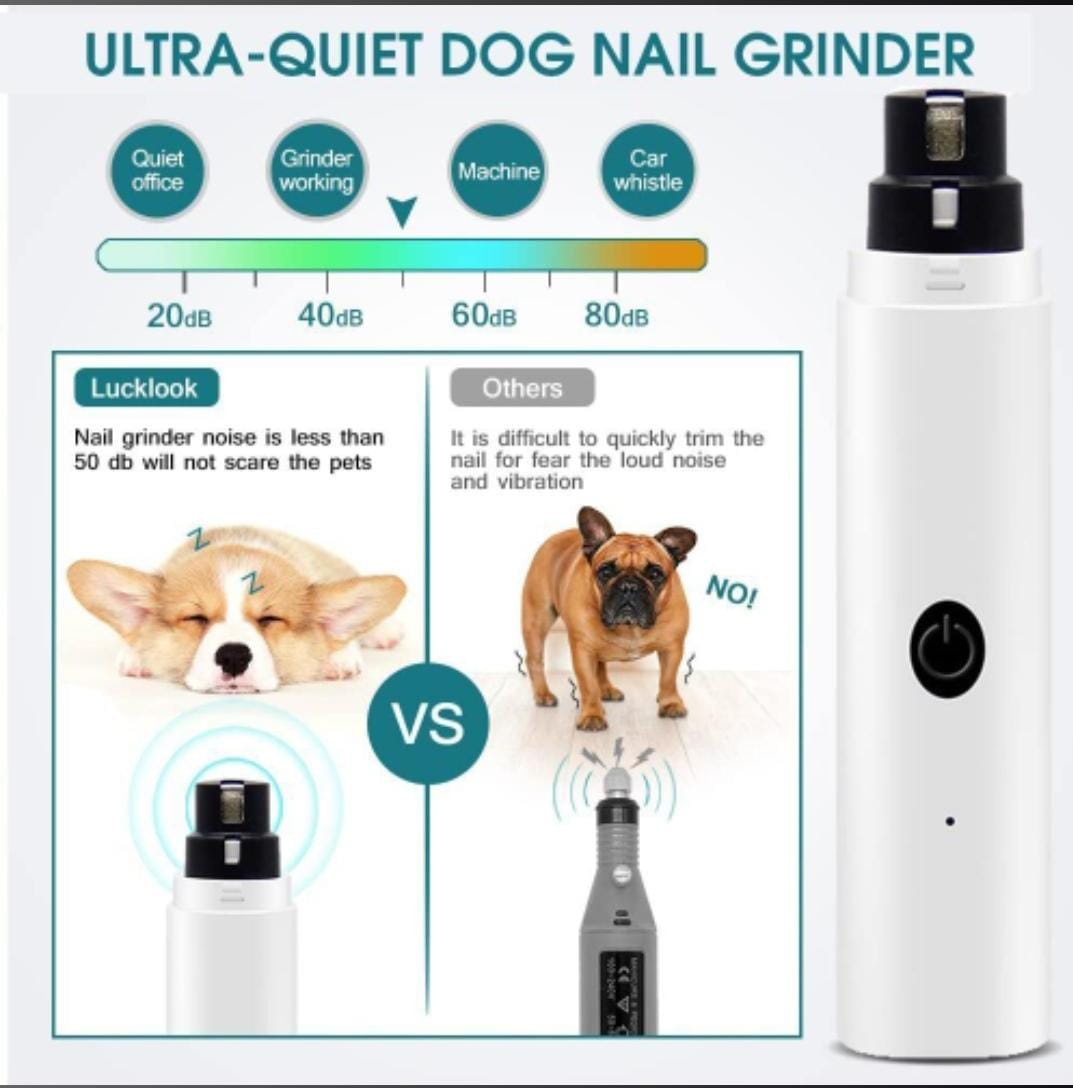 Ultra quite dog nail grinder